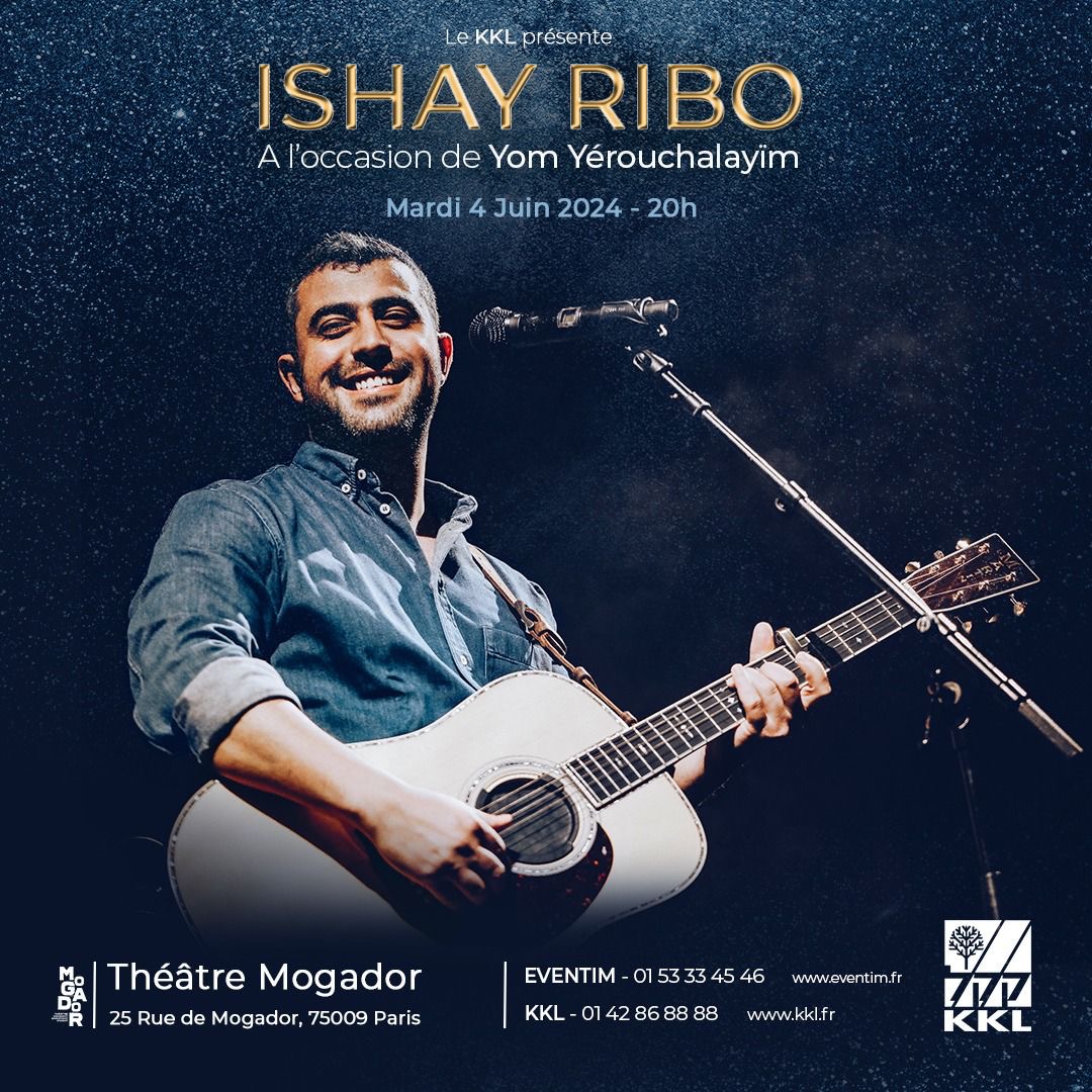 Concert Ishay Ribo à Paris le 4 Juin